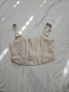 Top, Aakaa, S, Beige